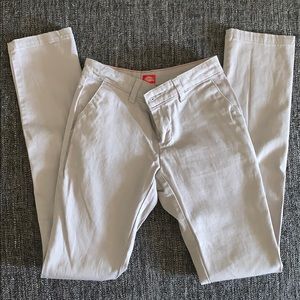 Slim Fit Bootcut Stretch Twill Pants, Size 0